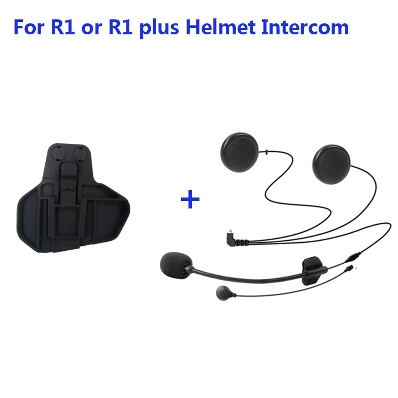 Full Face Motorcycle Helmet With Bluetooth - FreedConn Accesorios originales Micrófono duro/suave Clip