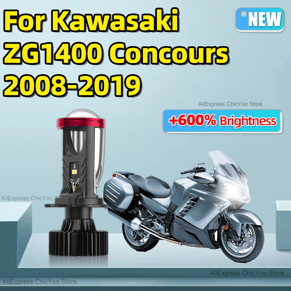 Universal Motorcycle Led Headlight Projector - Faro LED para motocicleta Kawasaki ZG1400