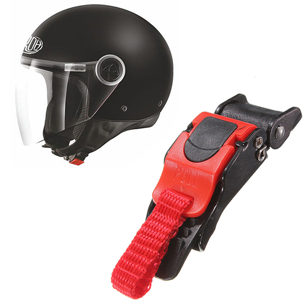 Quick Release Buckle Motorcycle Helmet - Correa para la barbilla para casco