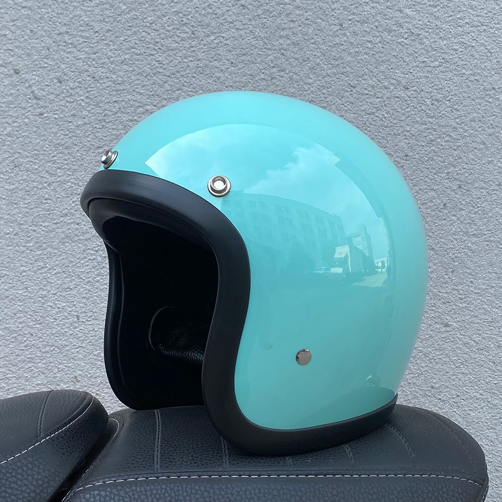 Vintage Open Face Retro Helmet - Casco de Motocicleta TT&COCASCOS Jet Vintage