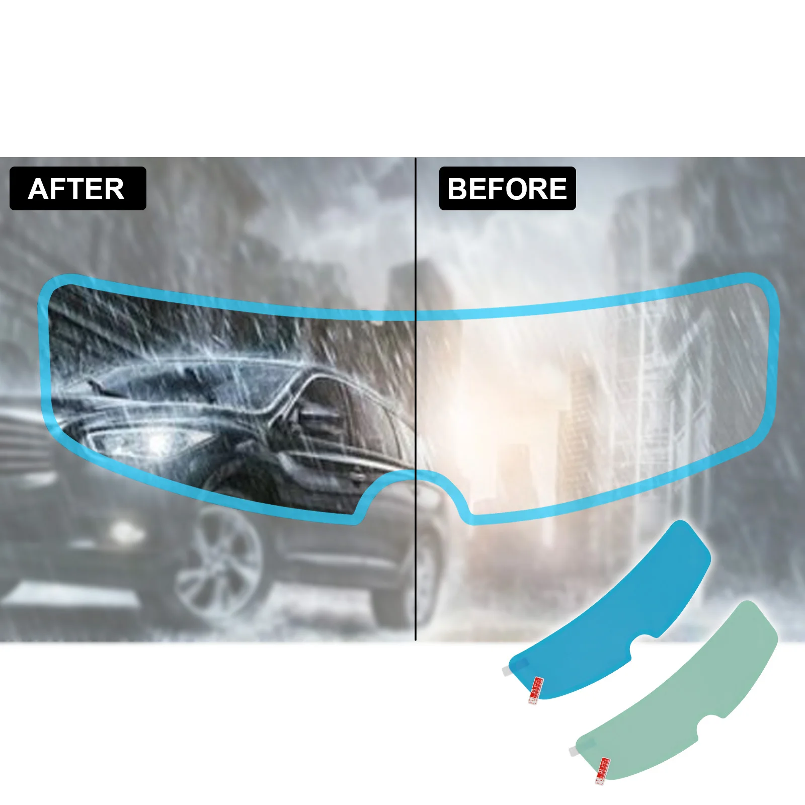 Motorcycle Helmets - Película Transparente Antivaho para Casco de