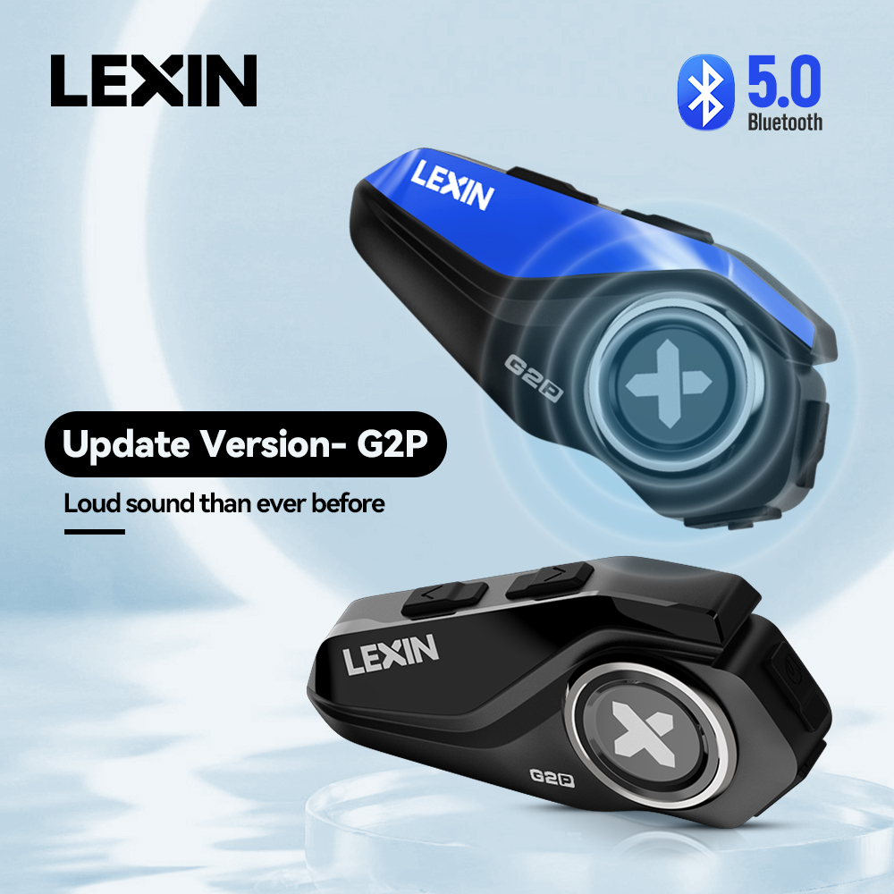 Universal Motorcycle Helmet Intercom Headset - Lexin-G2P casco de motocicleta intercomunicador Bluetooth