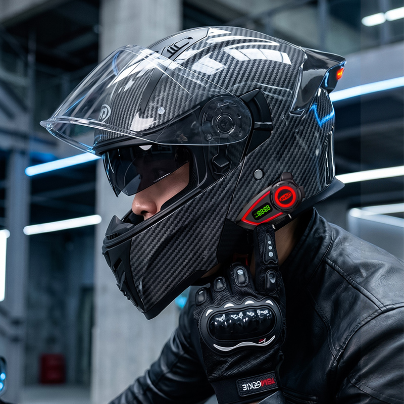 Modular Flip Up Motorcycle Helmet Dot Approved - Cascos de Motocicleta de Material ABS,