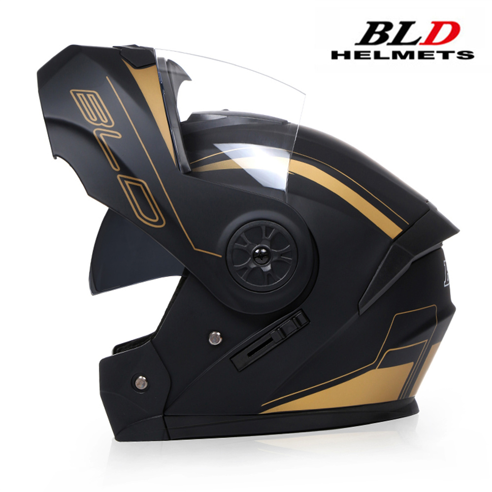 Modular Flip Up Motorcycle Helmet Dot Approved - Casco de cara completa personalizado abatible