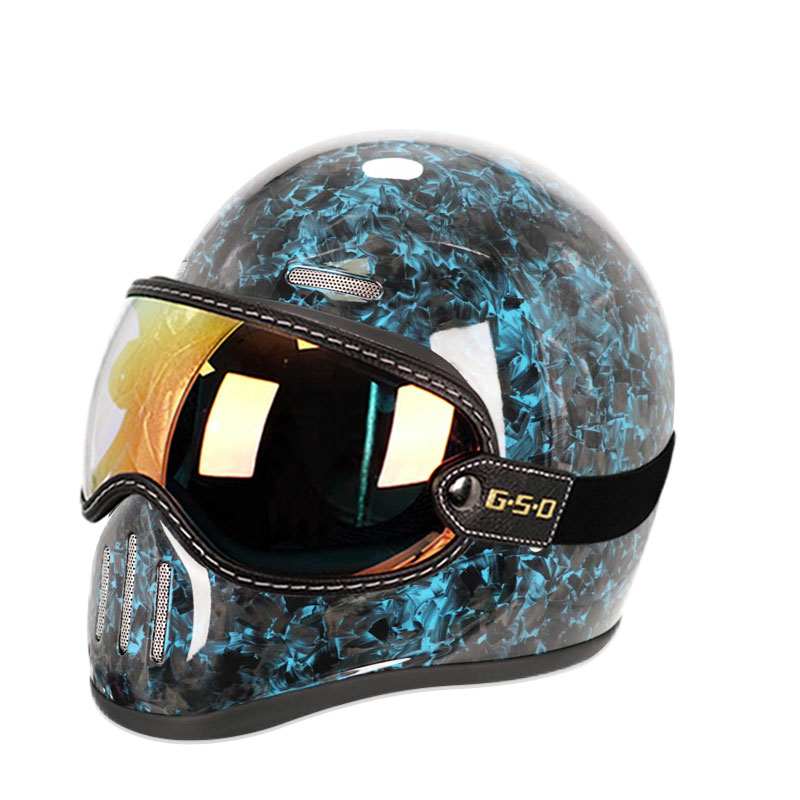 Nuevo casco de cara completa R - Carbon Fiber Lightweight Motorcycle Helmet reseña y precio