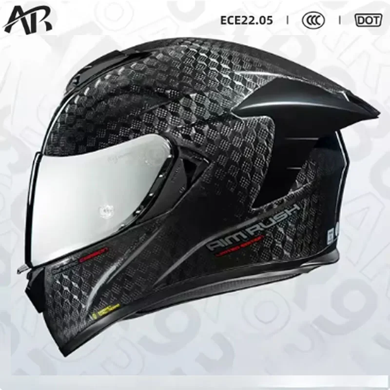 Casco de motocicleta de fibra  - Carbon Fiber Lightweight Motorcycle Helmet reseña y precio