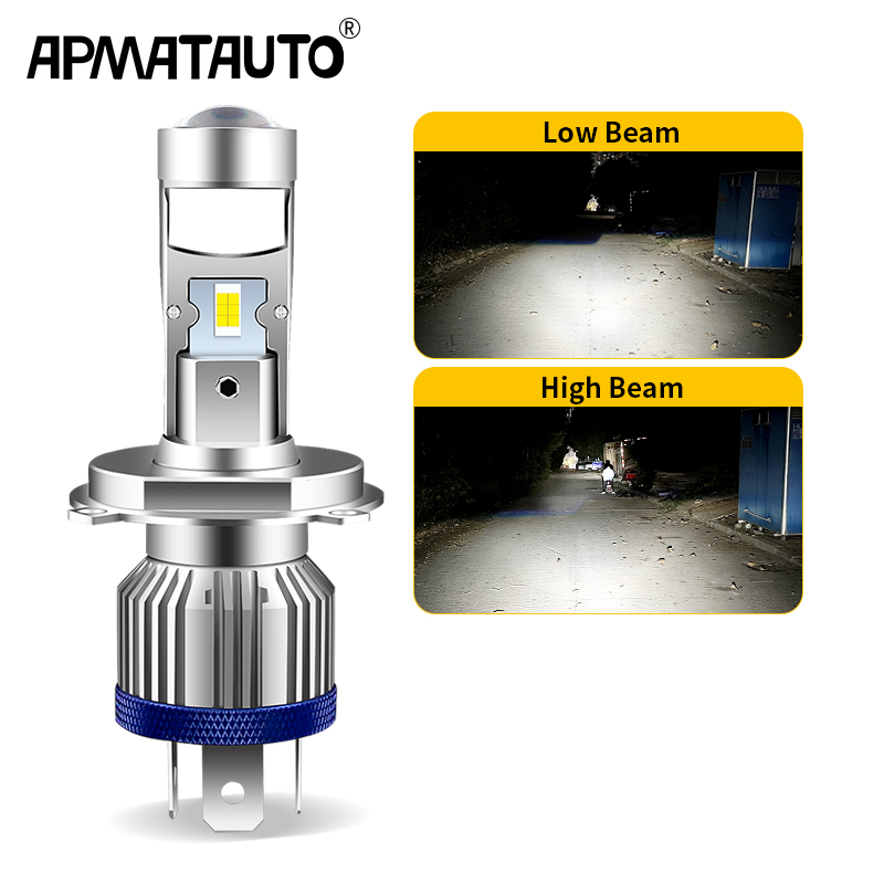 Bombillas LED para faros de mo - Universal Motorcycle Led Headlight Projector reseña y precio