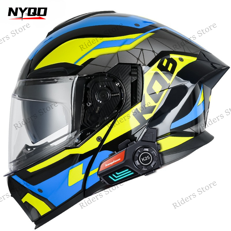 Casco de Motocicleta Abatible  - Full Face Motorcycle Helmet With Bluetooth reseña y precio