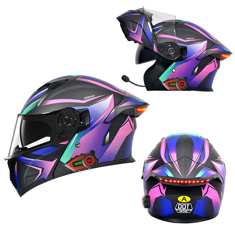 Cascos de Motocicleta DOT, Cas - Modular Flip Up Motorcycle Helmet Dot Approved reseña y precio