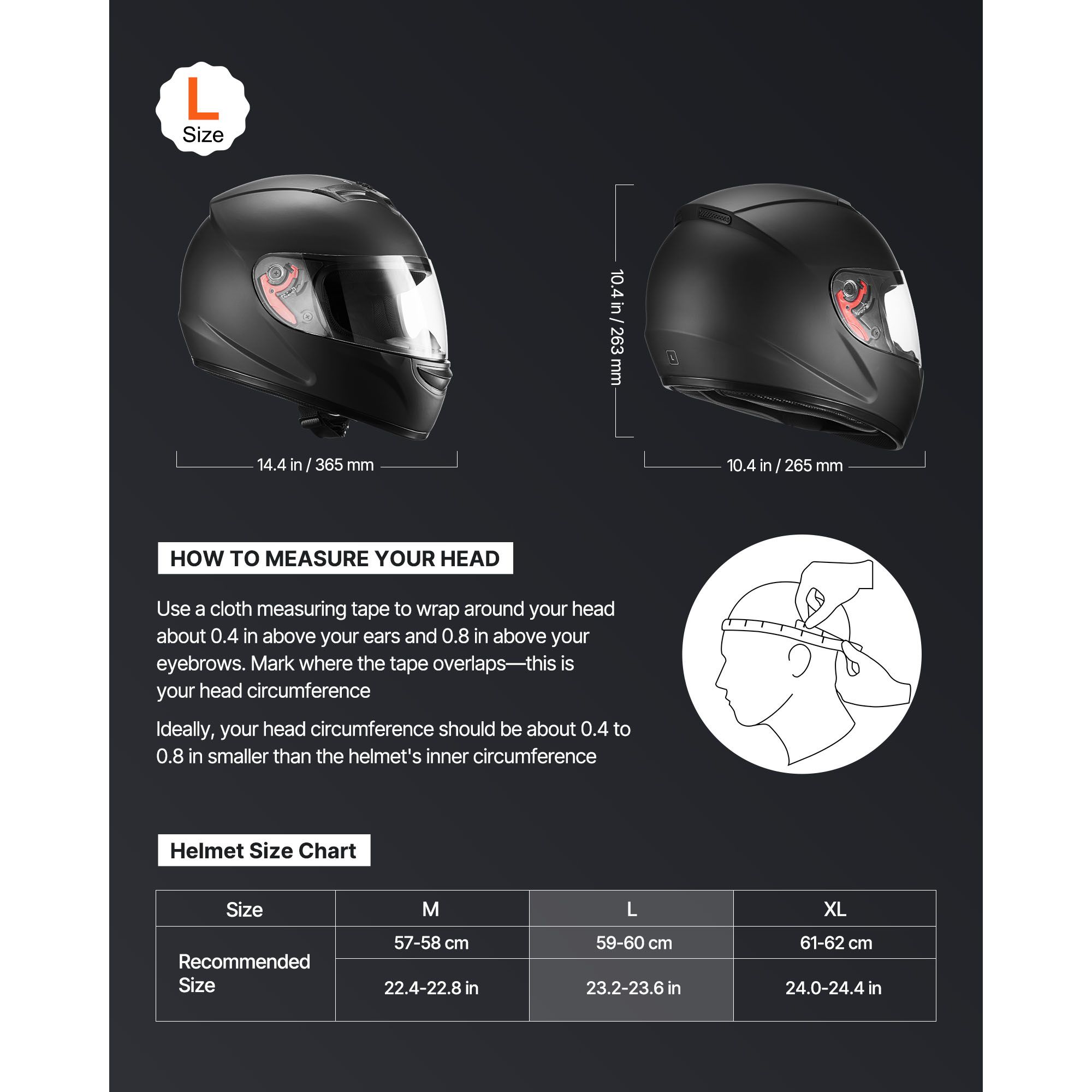Casco de Motocicleta Integral  - Dual Visor Motorcycle Racing Helmet reseña y precio