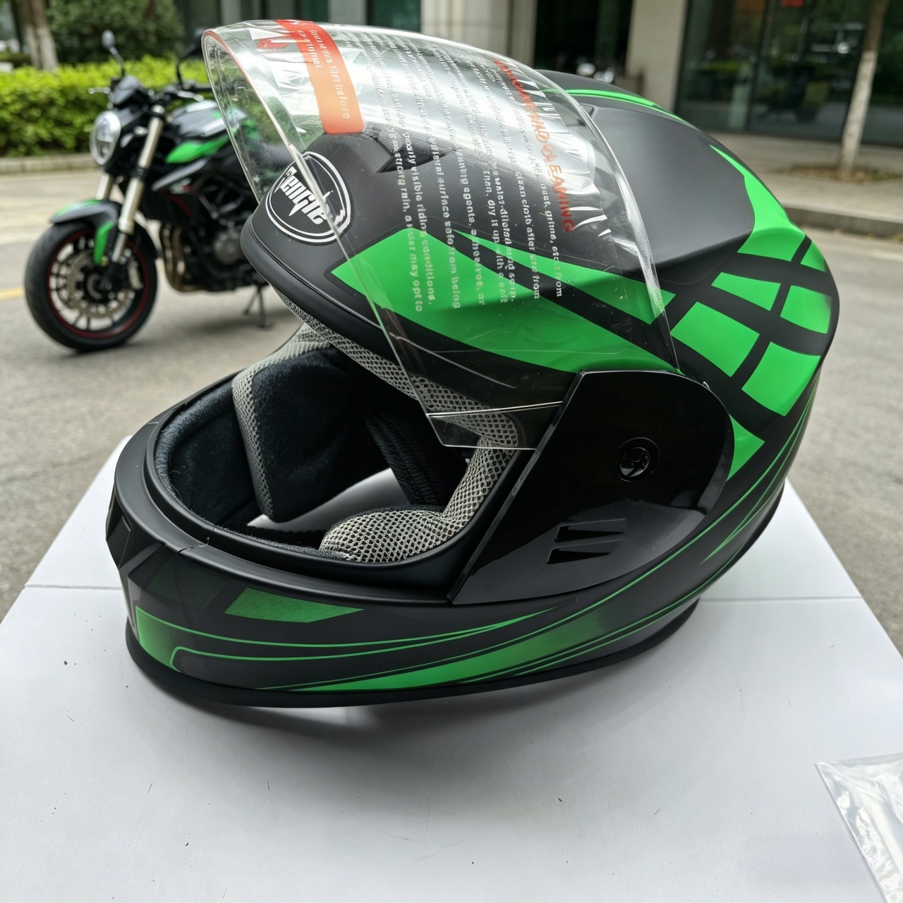 Casco de Motocicleta Integral  - Dual Visor Motorcycle Racing Helmet reseña y precio