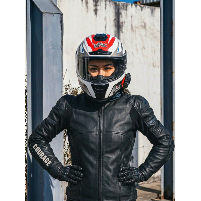 Casco de Motocicleta Integral  - Dual Visor Motorcycle Racing Helmet reseña y precio