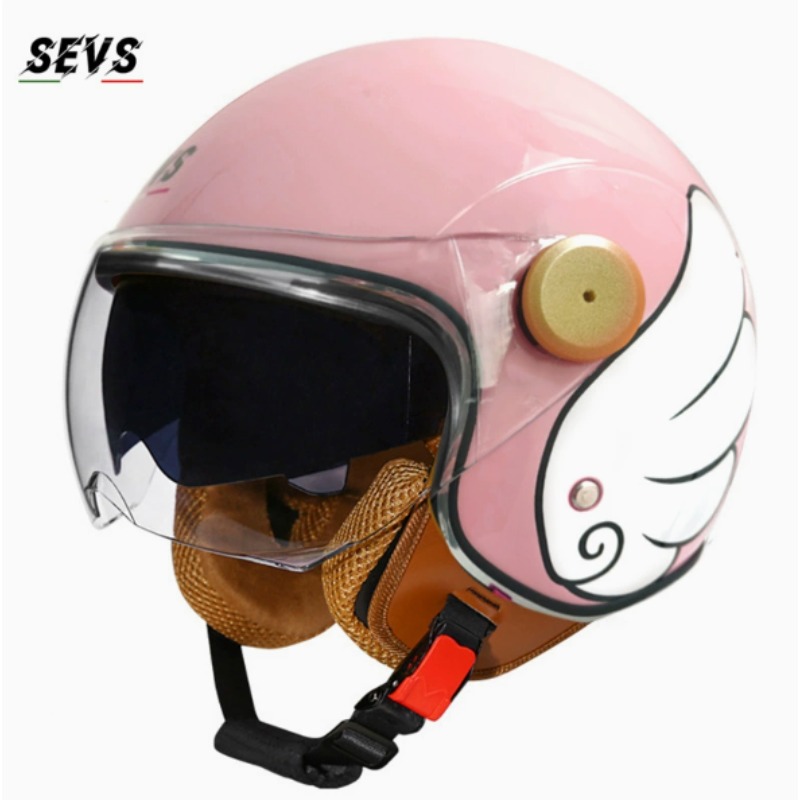 Casco de Motocicleta Abierto 3 - Vintage Open Face Retro Helmet reseña y precio