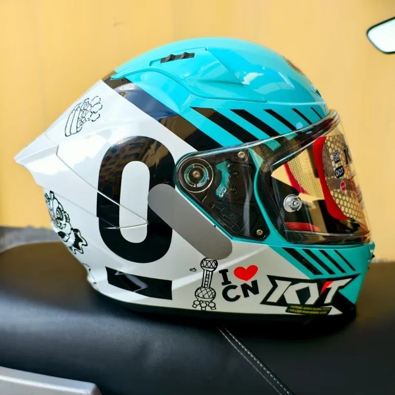 Original KYT ST Casco de motoc - Carbon Fiber Lightweight Motorcycle Helmet reseña y precio