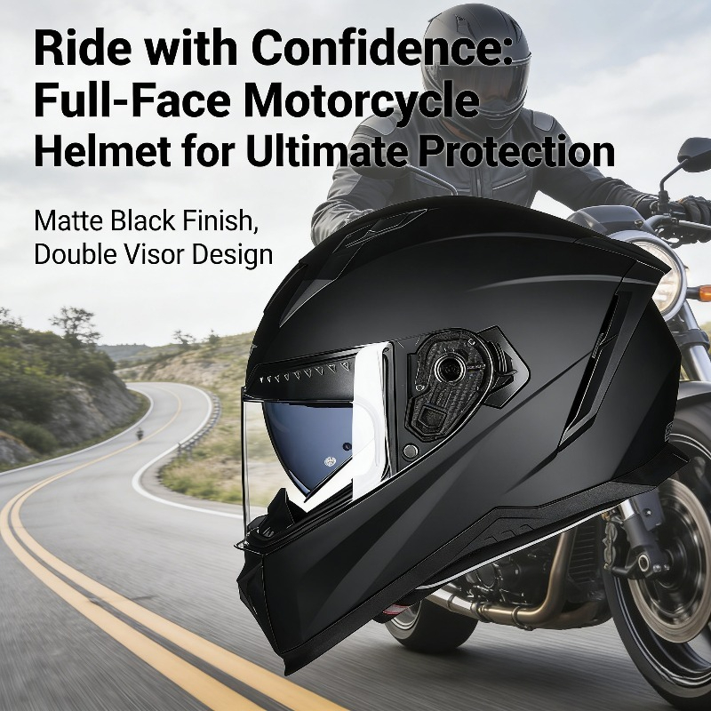 Casco de Motocicleta Integral  - Full Face Motorcycle Helmet With Bluetooth reseña y precio