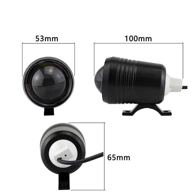 Faro auxiliar externo U2 para  - Universal Motorcycle Led Headlight Projector reseña y precio