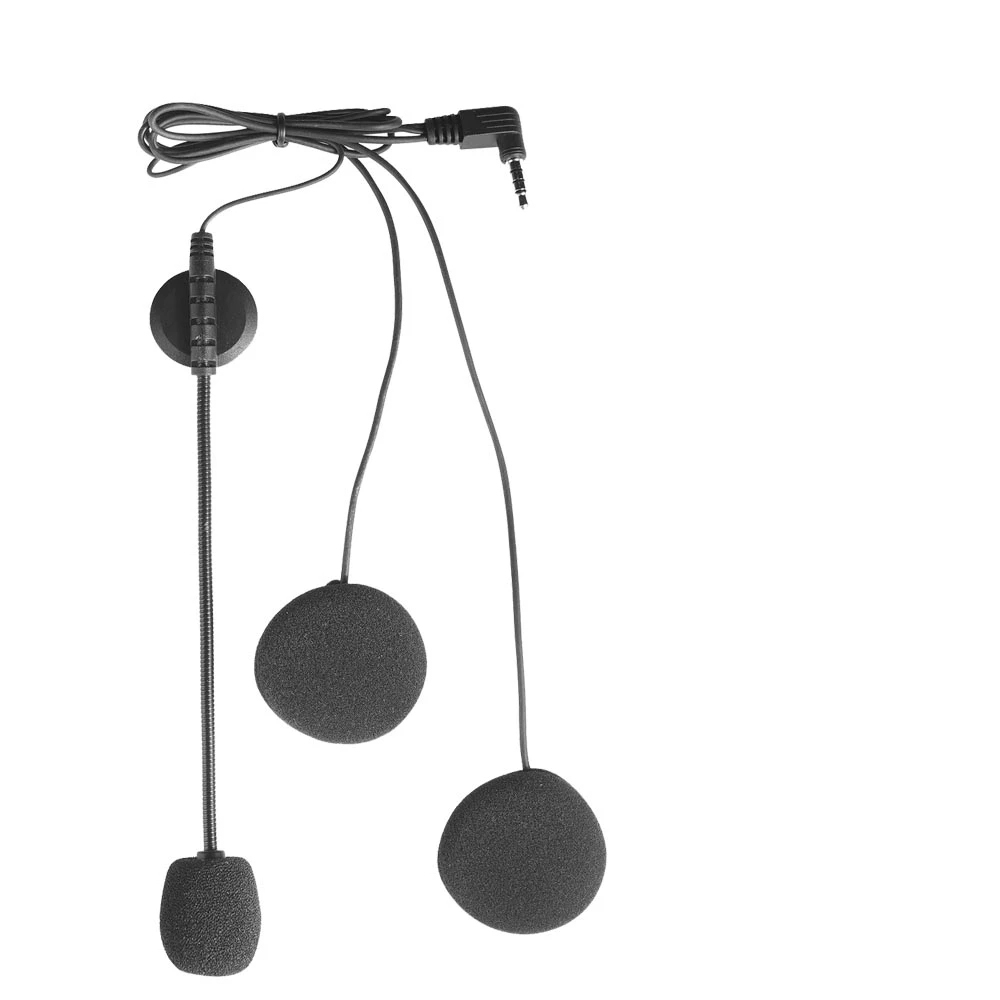 Accesorios de micrófono para a - Universal Motorcycle Helmet Intercom Headset reseña y precio
