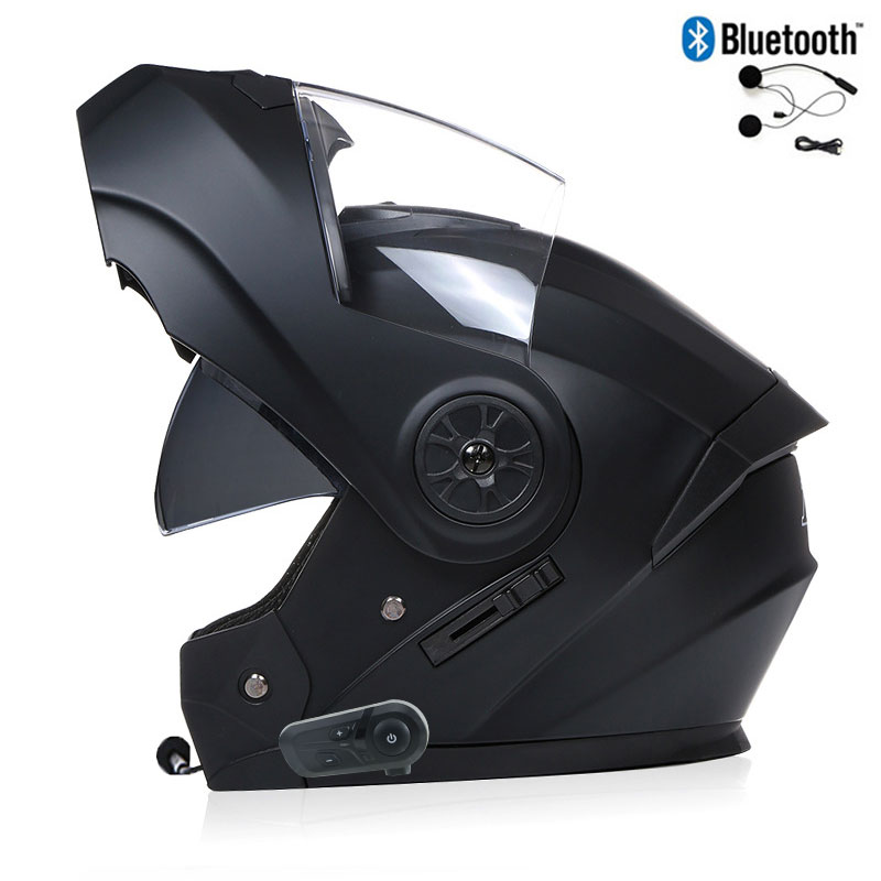 Cascos De motocicleta Bluetoot - Full Face Motorcycle Helmet With Bluetooth reseña y precio