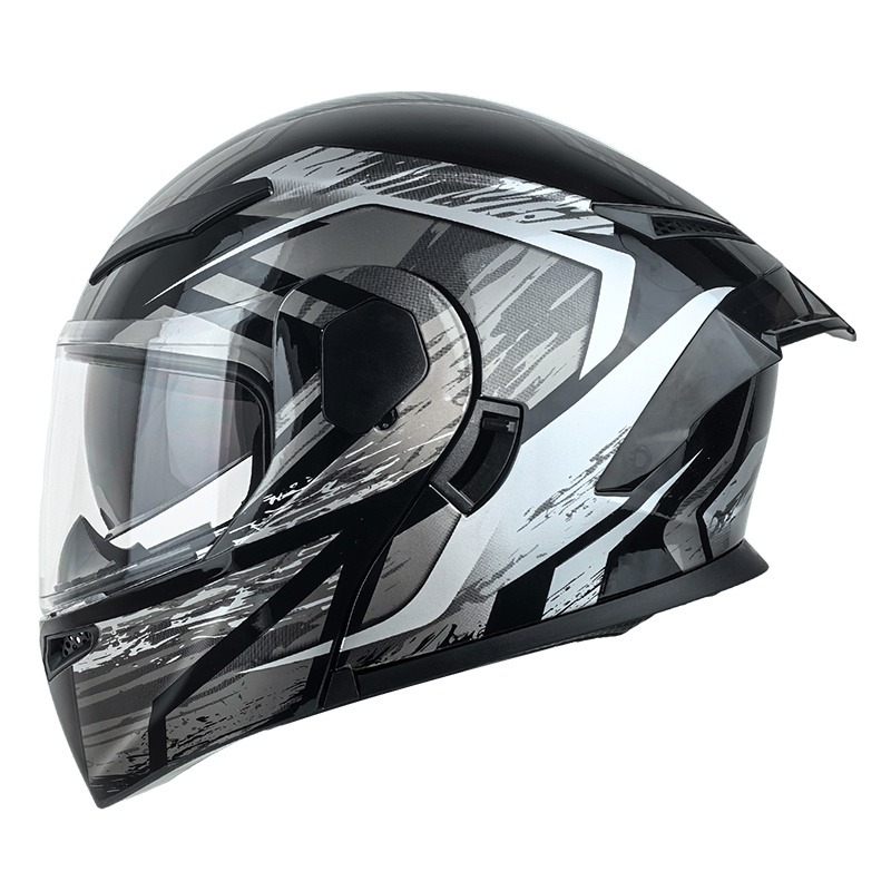 Casco de motocicleta modular c - Modular Flip Up Motorcycle Helmet Dot Approved reseña y precio