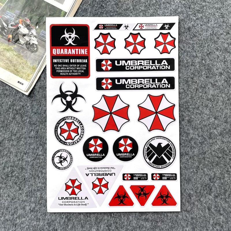 Pegatinas de advertencia de Re - Motorcycle Helmets reseña y precio