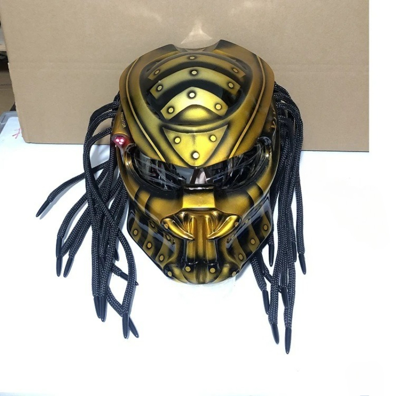 Casco de Motocicleta Integral  - Custom Predator Motorcycle Helmet reseña y precio