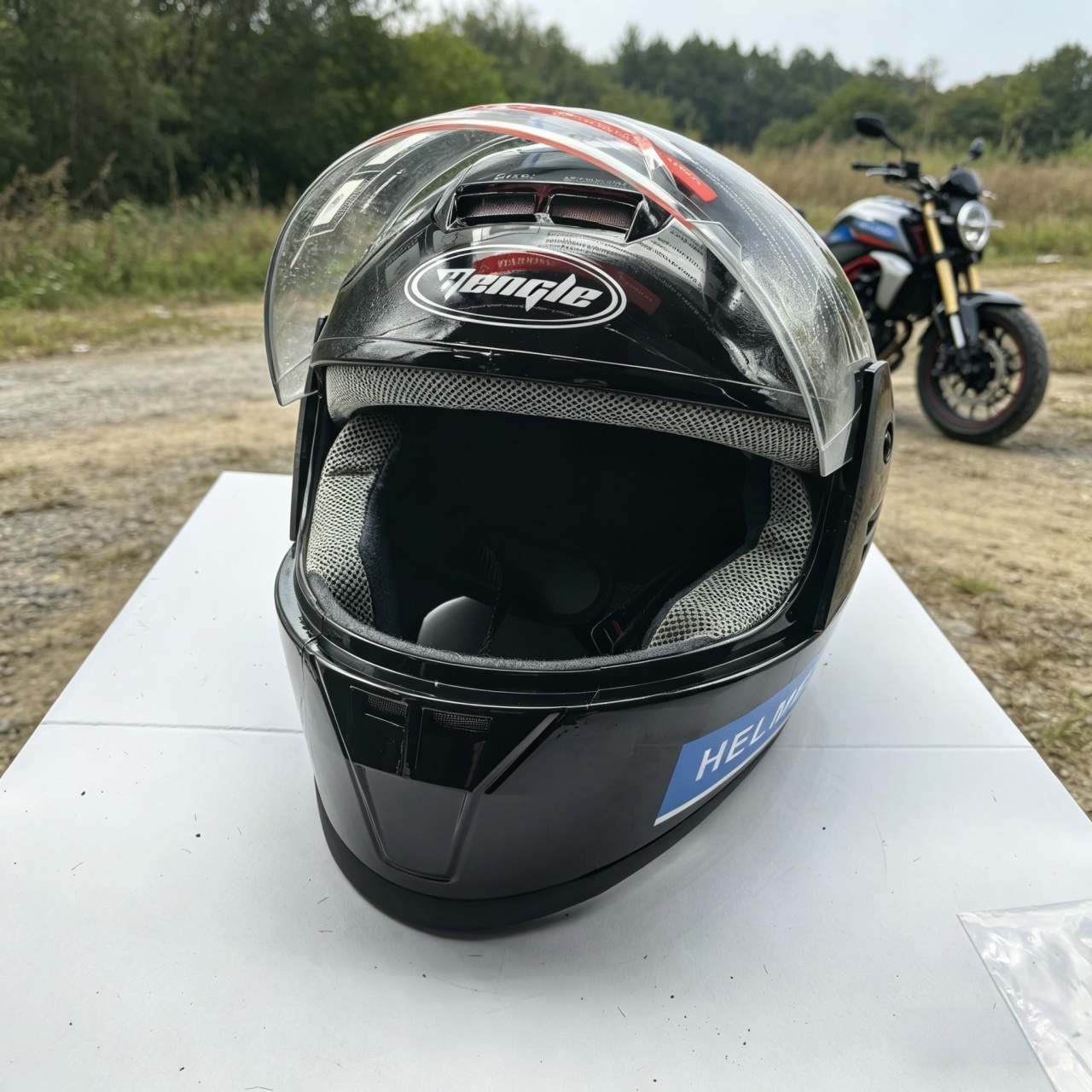 Casco de Motocicleta Integral  - Dual Visor Motorcycle Racing Helmet reseña y precio