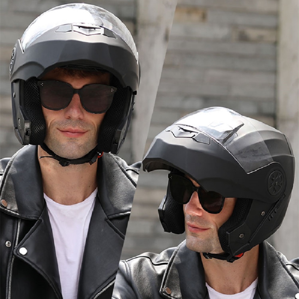 Casco Modular de cara completa - Full Face Motorcycle Helmet With Bluetooth reseña y precio