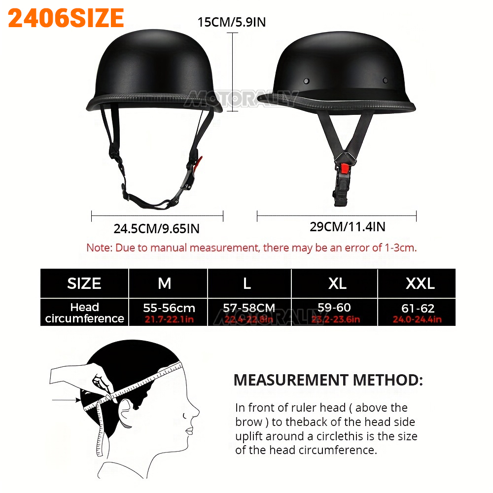 Casco de Motocicleta Vintage,  - Vintage Open Face Retro Helmet reseña y precio