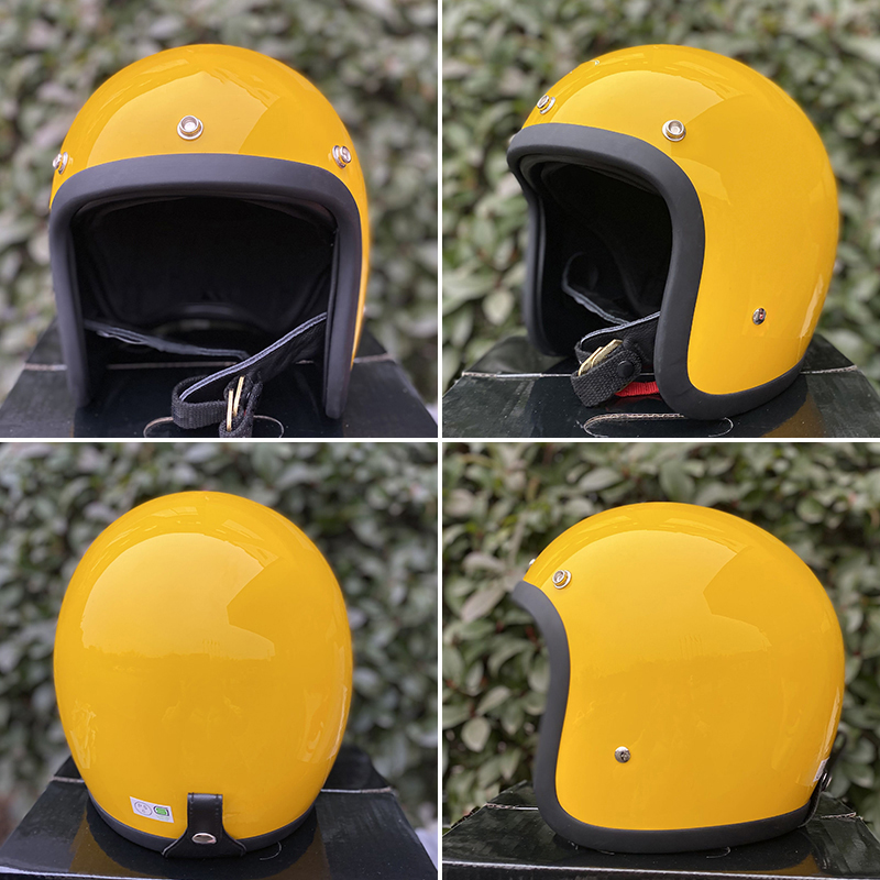 Casco de Motocicleta TT&COCASC - Vintage Open Face Retro Helmet reseña y precio