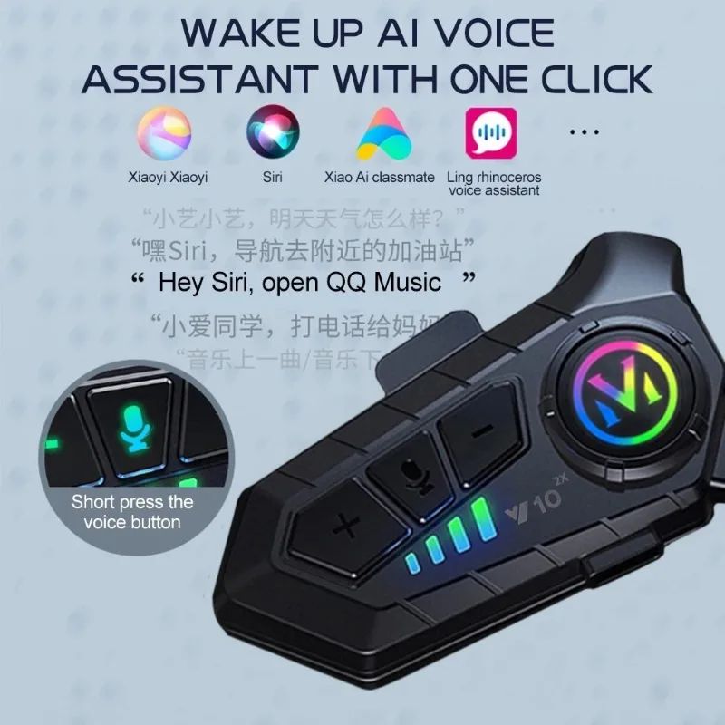 Intercomunicador inalámbrico Y - Universal Motorcycle Helmet Intercom Headset reseña y precio