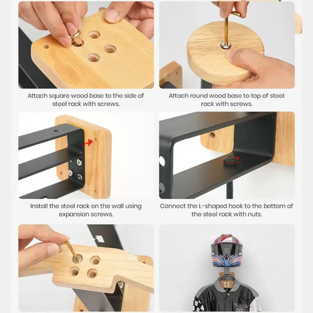 Soporte de Pared para Equipo T - Motorcycle Helmets reseña y precio