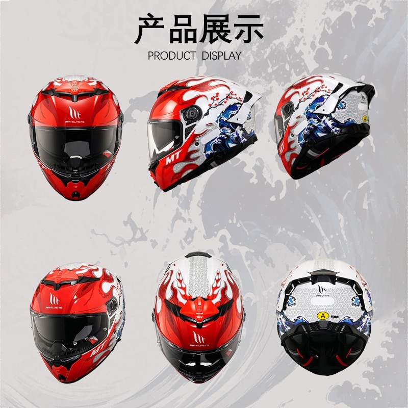 NUEVO Casco de Motociclismo In - Dual Visor Motorcycle Racing Helmet reseña y precio