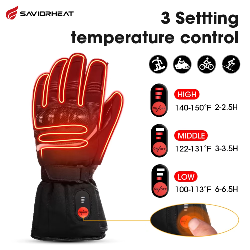 Savior Heat 100% Guantes imper - Riding Gear reseña y precio