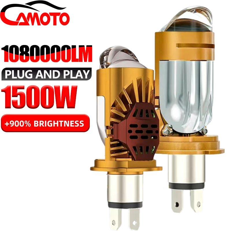CAMOTO Bi LED Lente Proyector  - Universal Motorcycle Led Headlight Projector reseña y precio