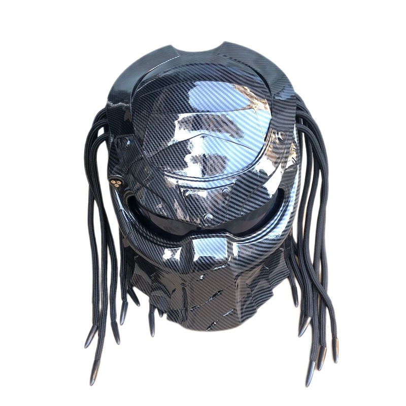 Casco de Motocicleta Integral  - Custom Predator Motorcycle Helmet reseña y precio