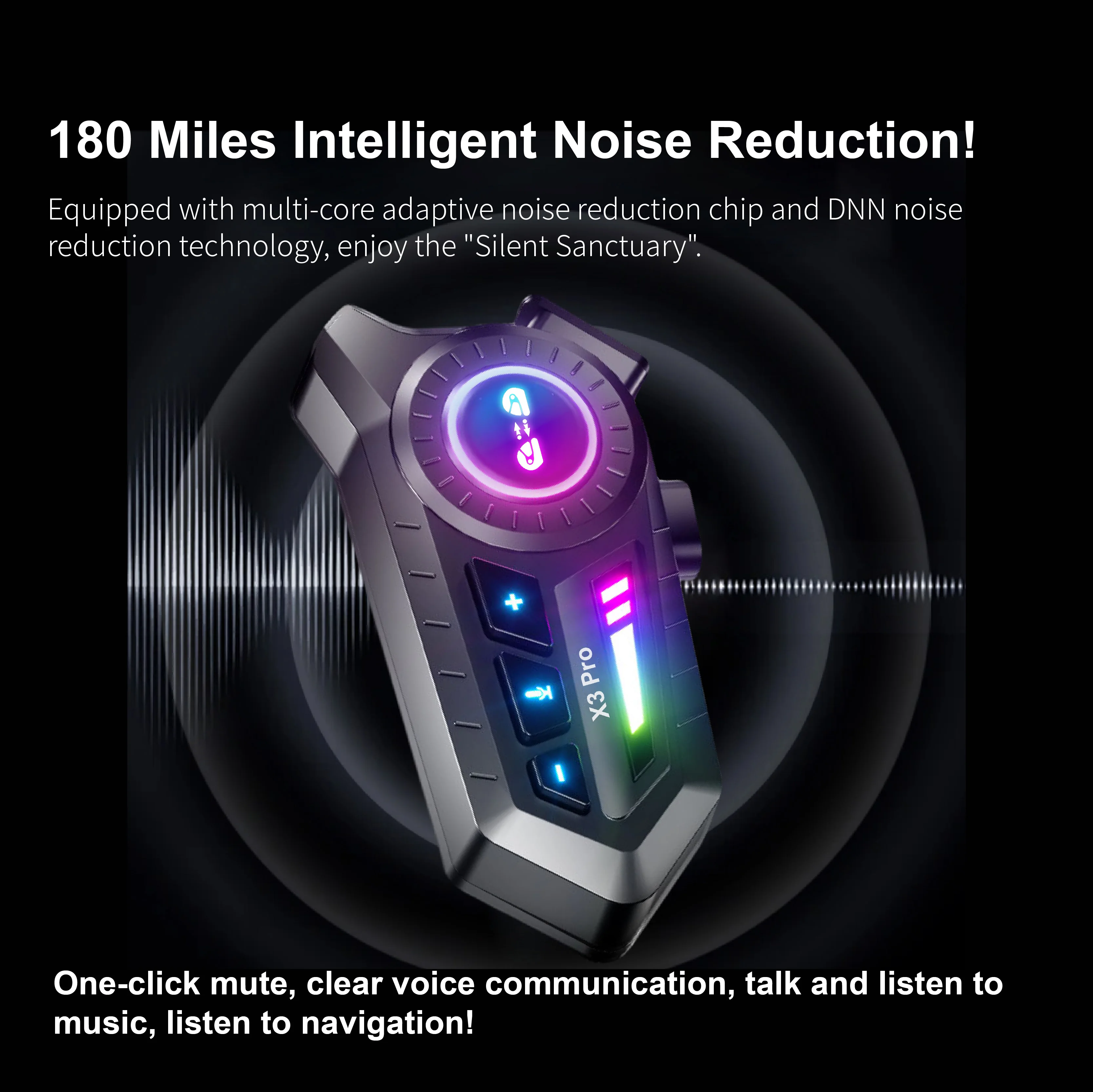 1/2 Uds X3Pro Bluetooth 6,0 in - Universal Motorcycle Helmet Intercom Headset reseña y precio
