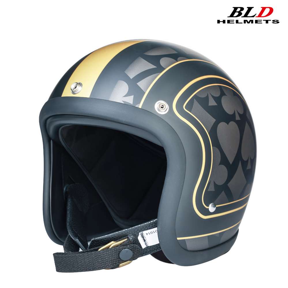 Perfil bajo Japón estilo corea - Vintage Open Face Retro Helmet reseña y precio