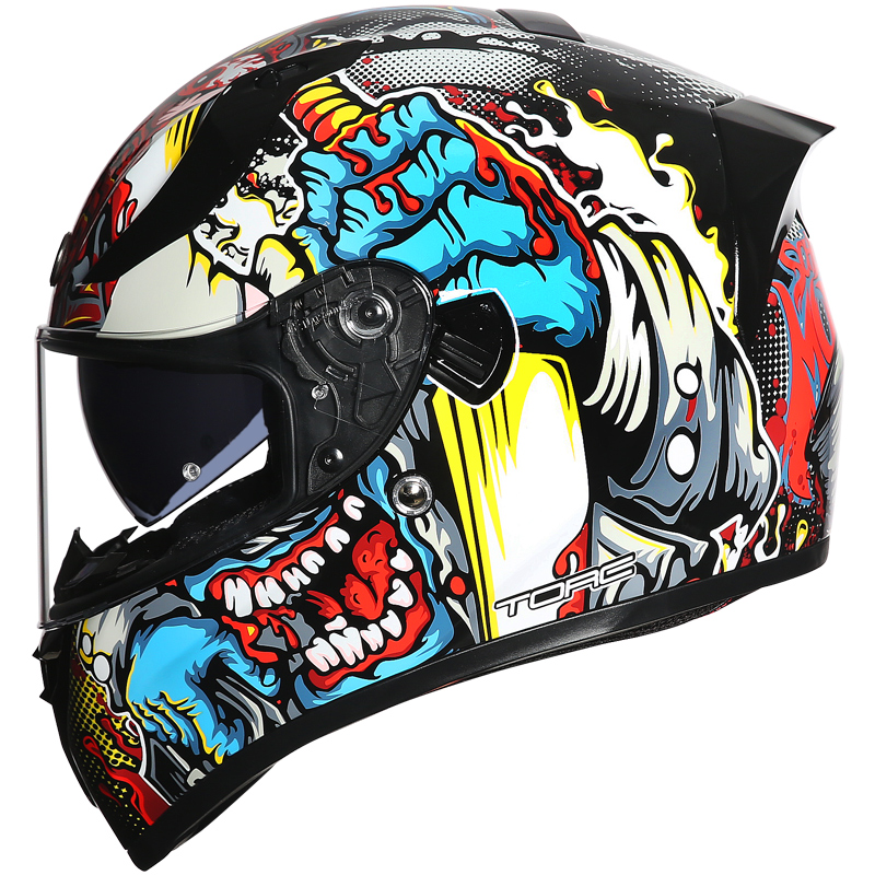 Para cascos de motocicleta TOR - Modular Flip Up Motorcycle Helmet Dot Approved reseña y precio