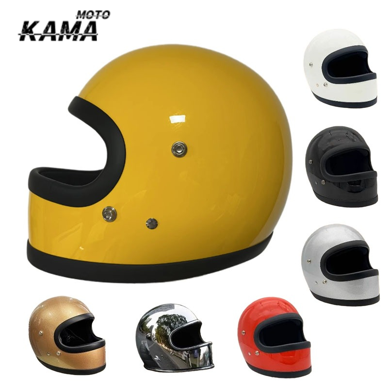 Casco De motocicleta Retro con - Vintage Open Face Retro Helmet reseña y precio