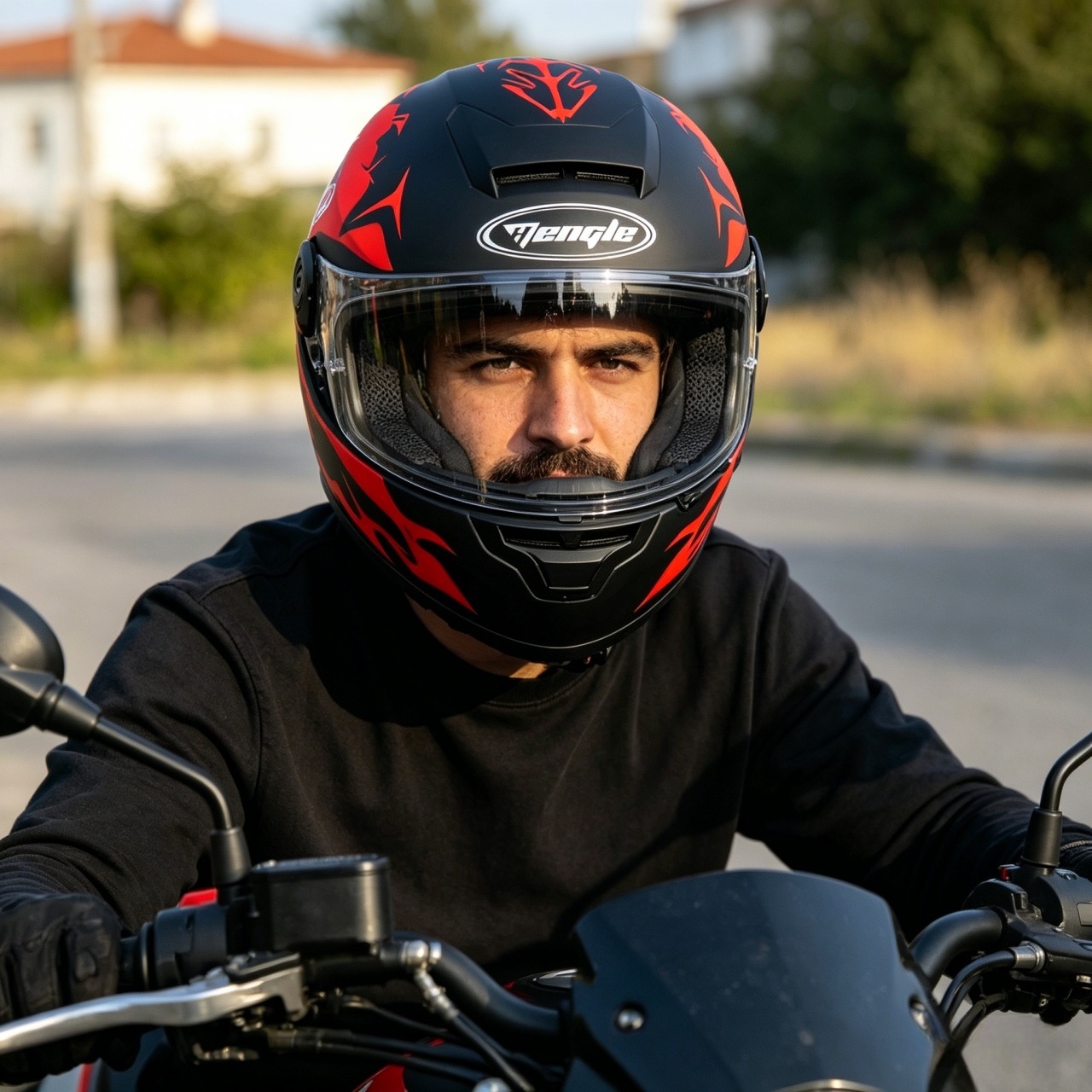 Casco de Motocicleta Integral  - Dual Visor Motorcycle Racing Helmet reseña y precio