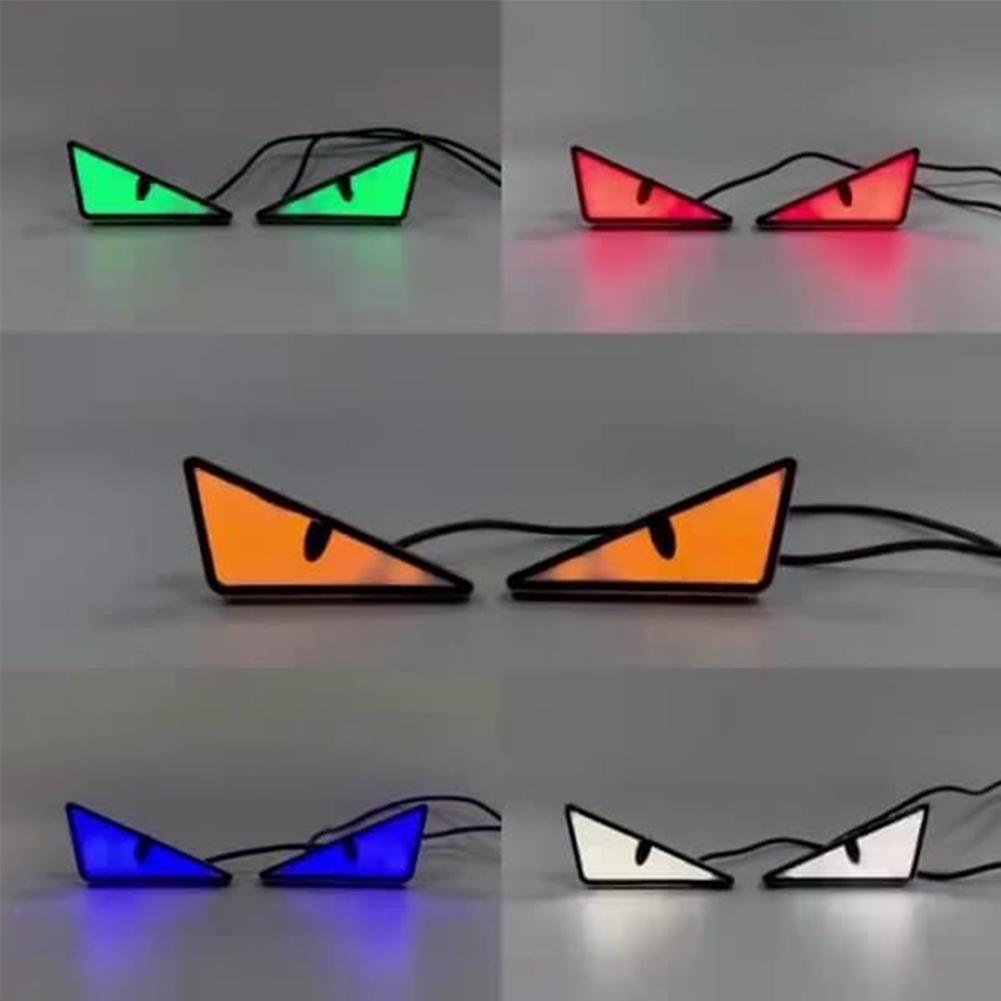 Luz de ojo de demonio triangul - Universal Motorcycle Led Headlight Projector reseña y precio