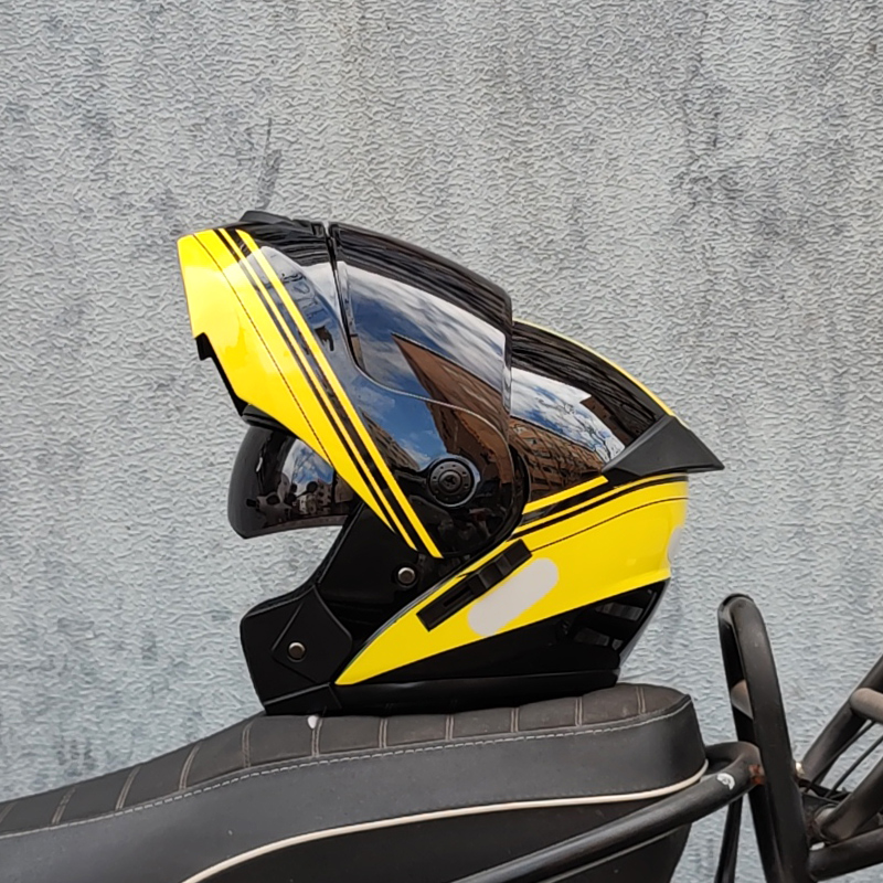 ORZ último casco de motociclet - Dual Visor Motorcycle Racing Helmet reseña y precio