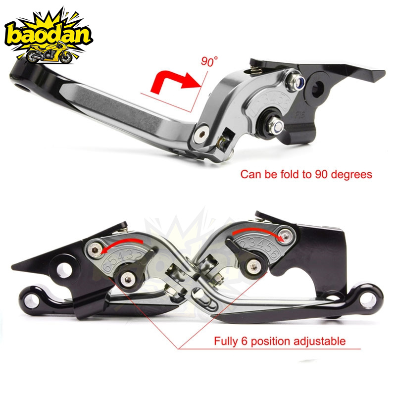 Palancas de embrague y freno a - Cnc Aluminum Adjustable Brake Clutch Levers reseña y precio