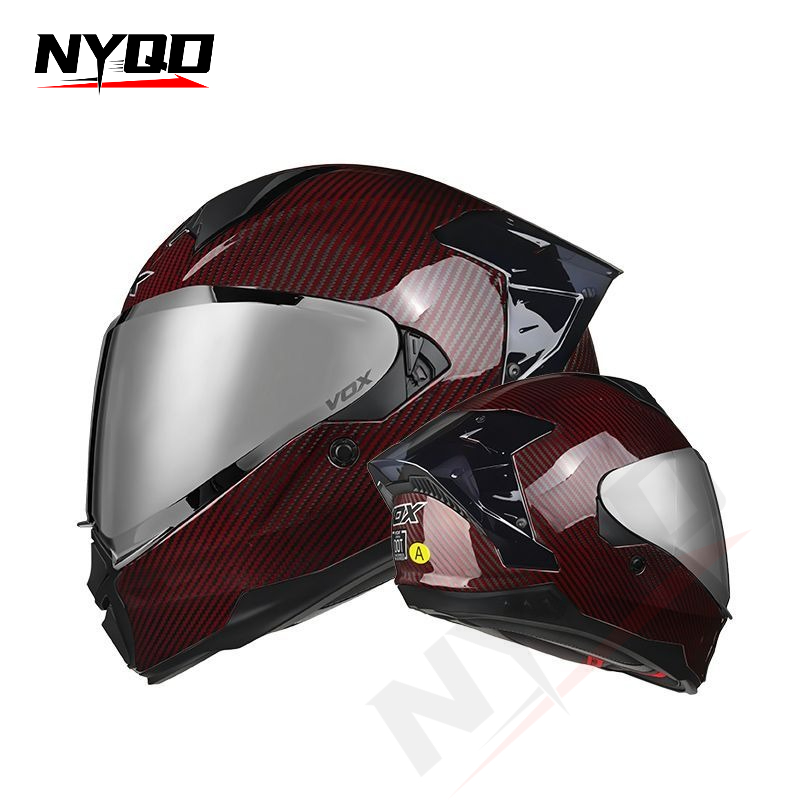 Casco de Motocicleta Integral  - Dual Visor Motorcycle Racing Helmet reseña y precio
