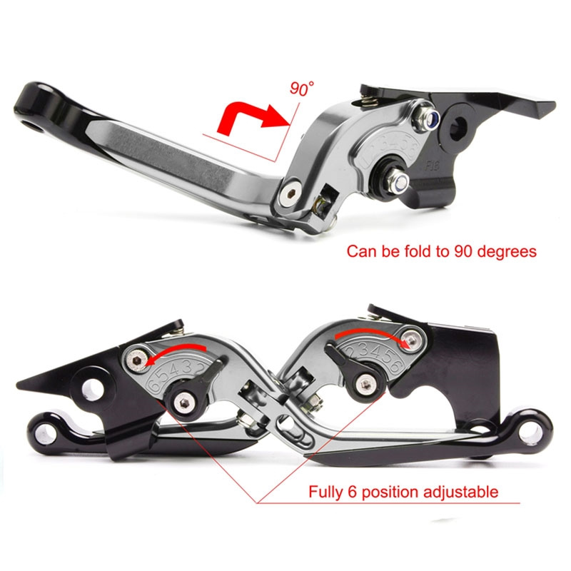 Para MT-07 FZ-07 MT 07 FZ07 MT - Cnc Aluminum Adjustable Brake Clutch Levers reseña y precio