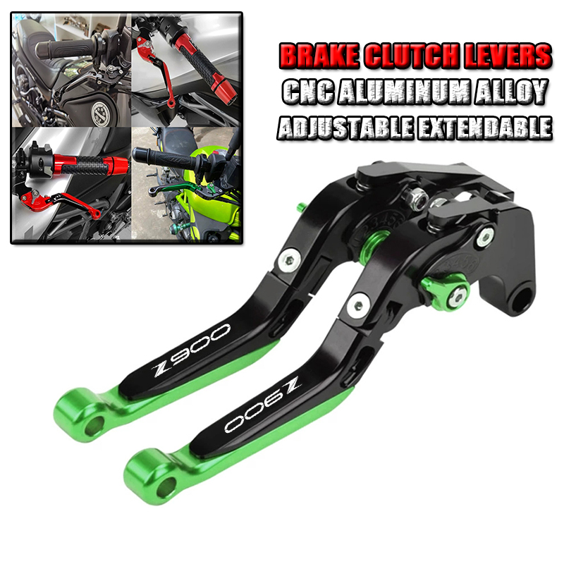 Ajuste para Z900 Z 900 z900 20 - Cnc Aluminum Adjustable Brake Clutch Levers reseña y precio