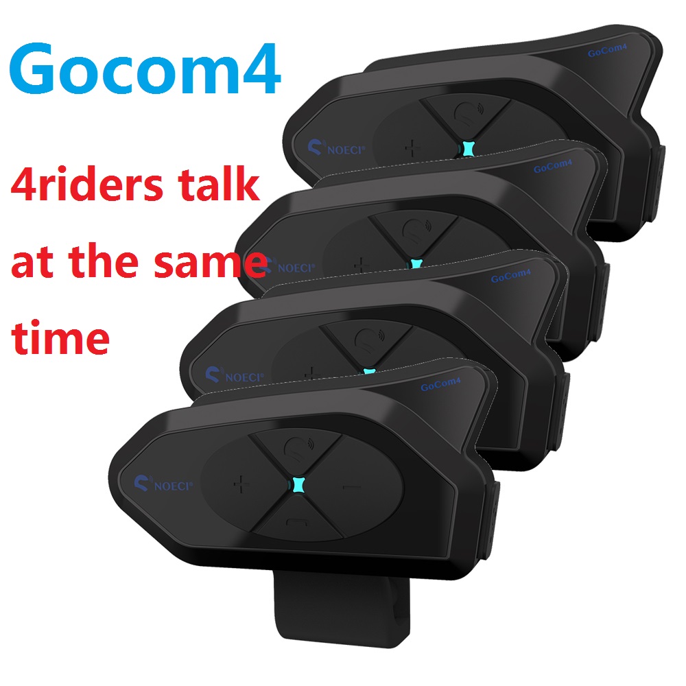 GOCOM4 Intercomunicador Blueto - Universal Motorcycle Helmet Intercom Headset reseña y precio