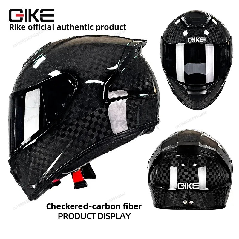 QIKE-casco de fibra de carbono - Carbon Fiber Lightweight Motorcycle Helmet reseña y precio