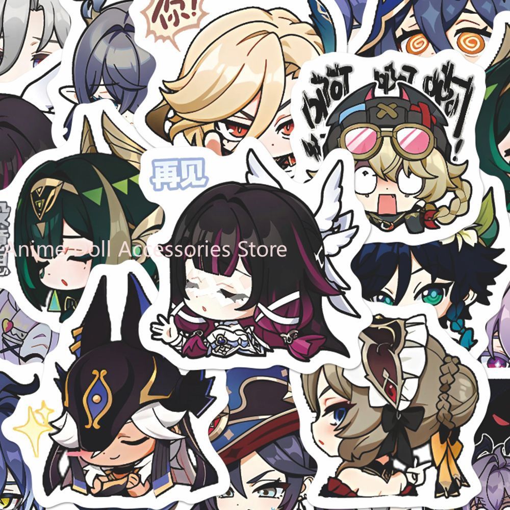 64 pegatinas de anime de Gensh - Motorcycle Helmets reseña y precio