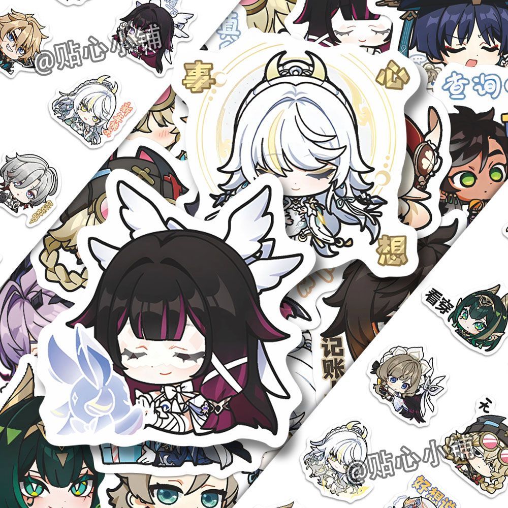 64 pegatinas de anime de Gensh - Motorcycle Helmets reseña y precio
